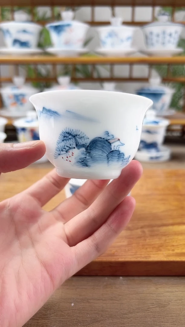 啊*全品高冰千里江山君杯6个