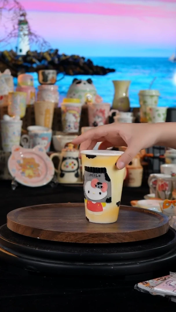 陶瓷便携款手工手绘景德镇陶瓷