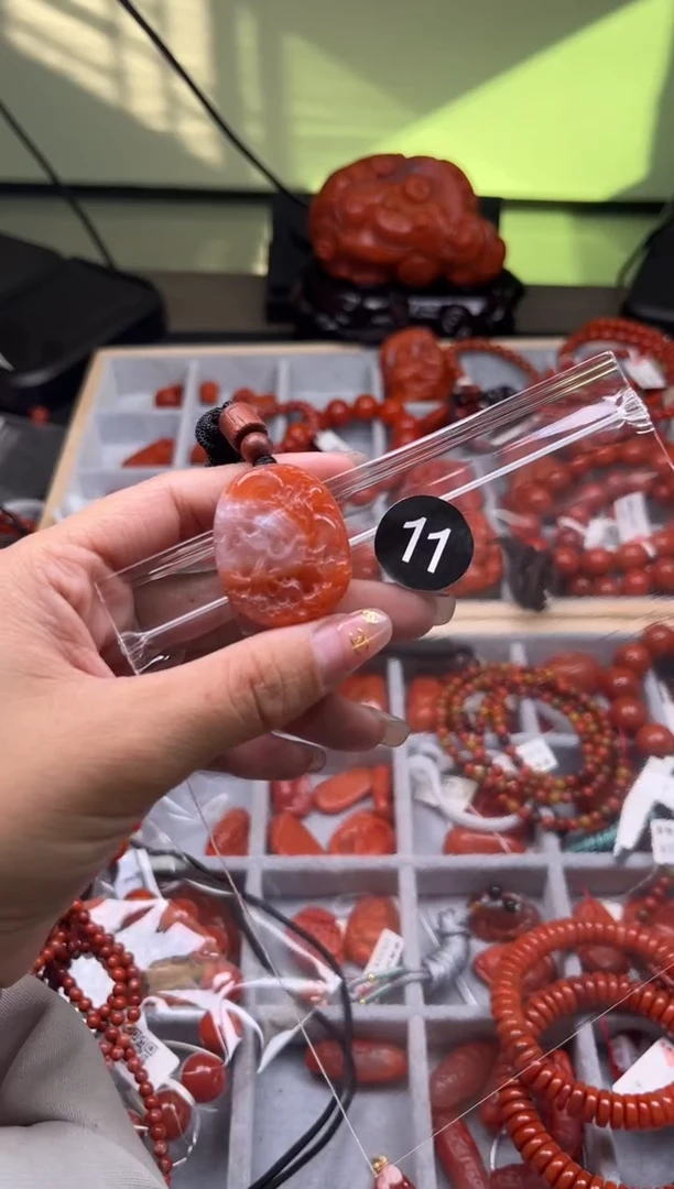 【闪购商品】南红玛瑙珠宝奇石未镶嵌11