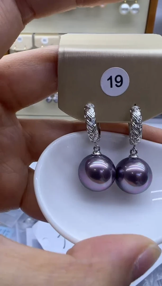 未镶嵌耳饰淡水珍珠19