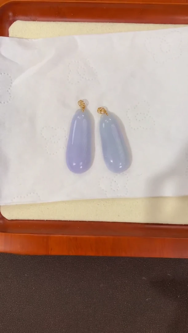 【闪购商品】翡翠颈饰18K金镶嵌天然缅甸a货翡翠(多样性发其一)