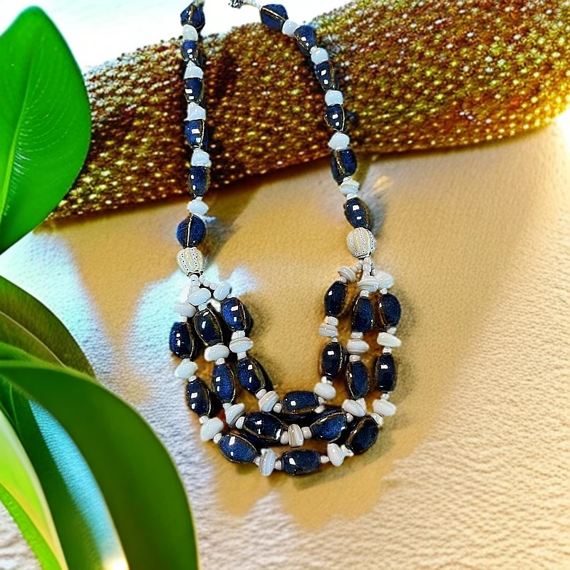 非金属仿水晶项链 【瓷语】时尚百搭手工项链