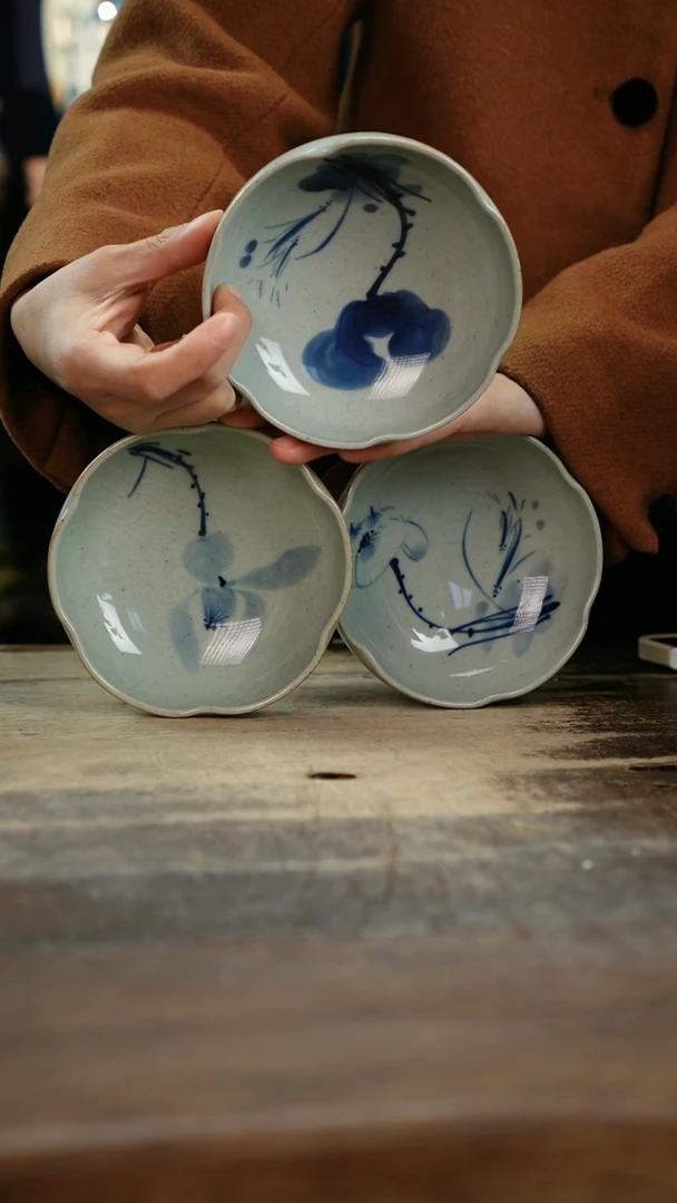 【闪购商品】瓷片景德镇纯手工釉下彩精品餐具