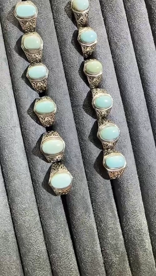 【闪购商品】绿松石戒指未镶嵌戒指（多样性发一）