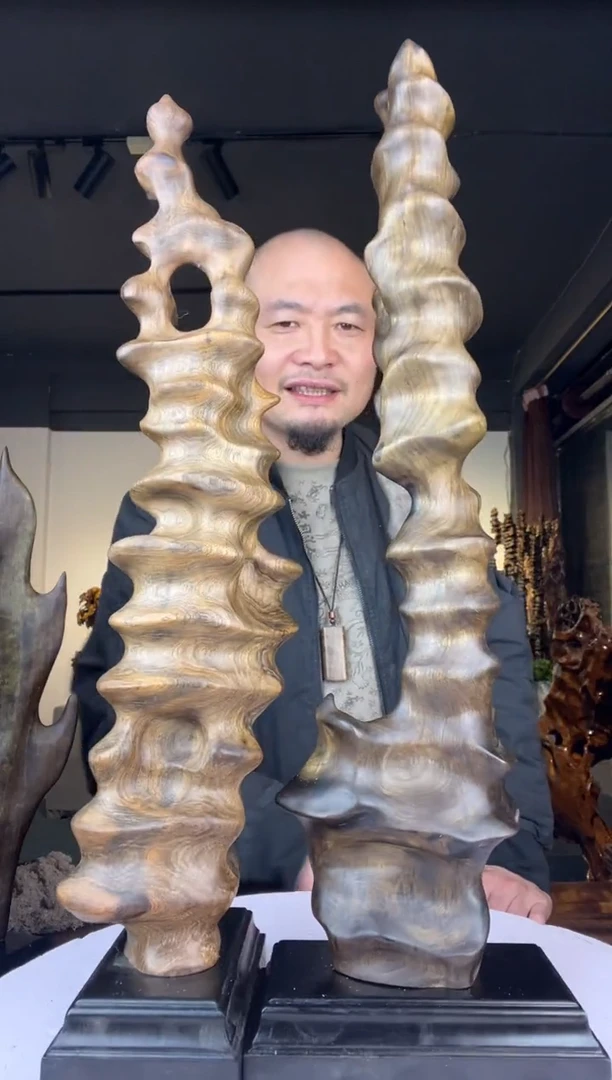 金丝楠茶**茶943金丝楠自然随型摆件