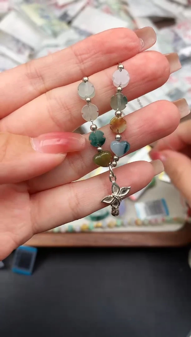 银S925镶嵌挂件翡翠1