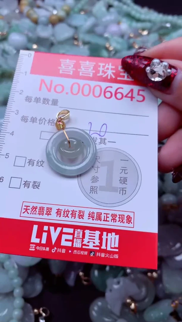 颈饰未镶嵌翡翠6645