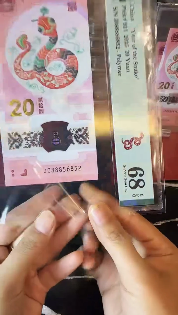 塑料2025 蛇钞 单张  088856852