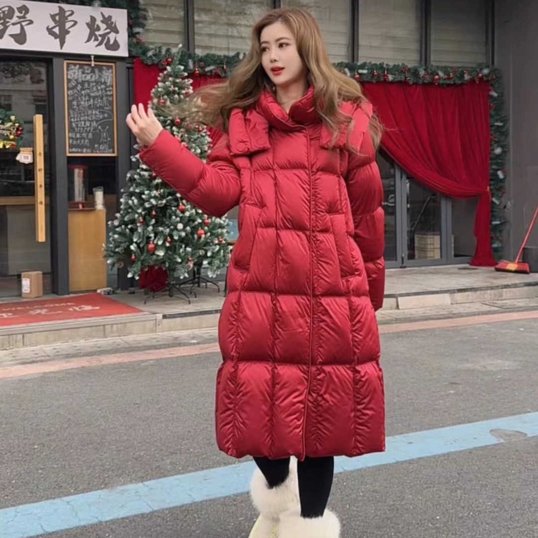 厚款短款休闲羽绒服加厚休闲纯色冬季女款时尚百搭可拆帽子A923