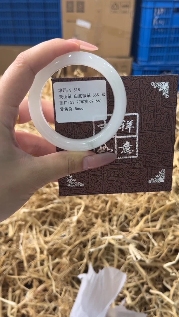 未镶嵌手镯石英质玉S-518