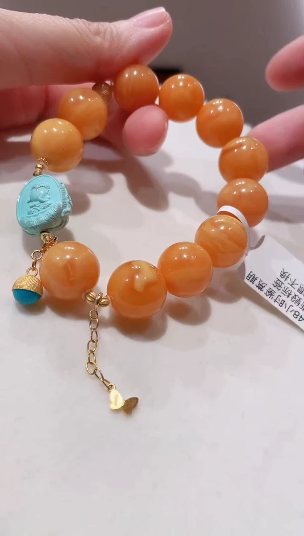 手链蜜蜡未镶嵌蜜蜡