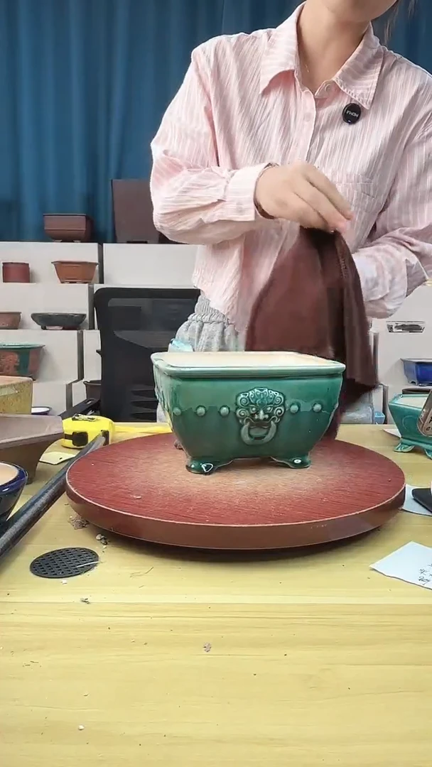 紫砂花盆花盆浅草紫砂花盆