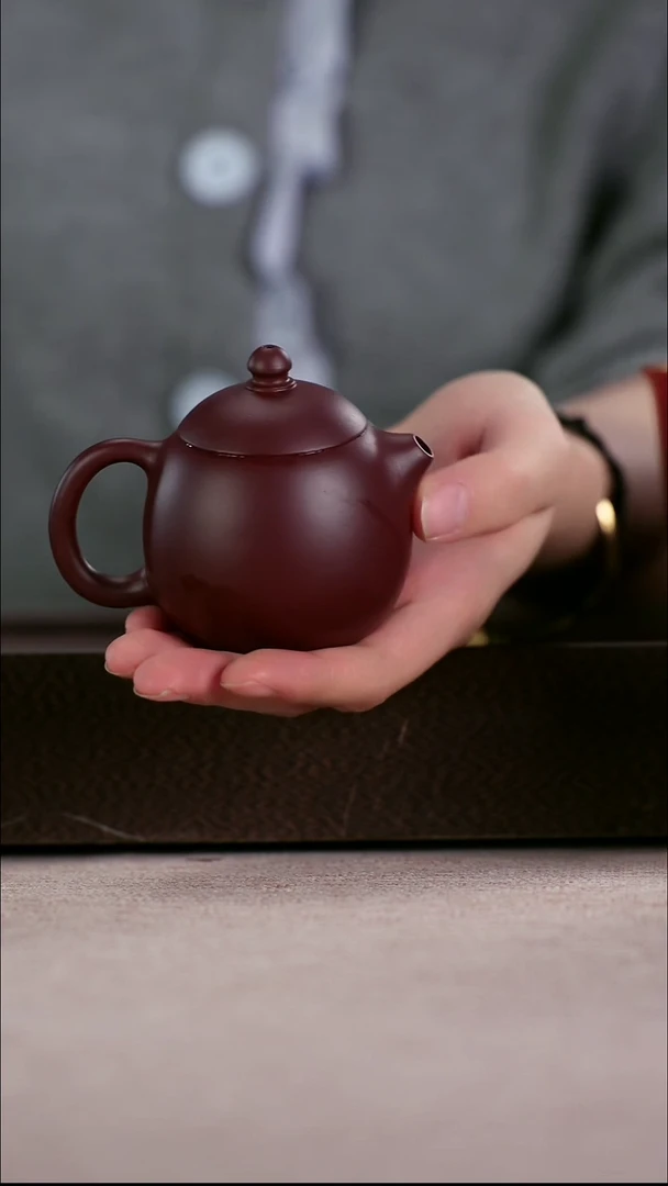 茶壶紫砂深井紫泥精工小龙蛋