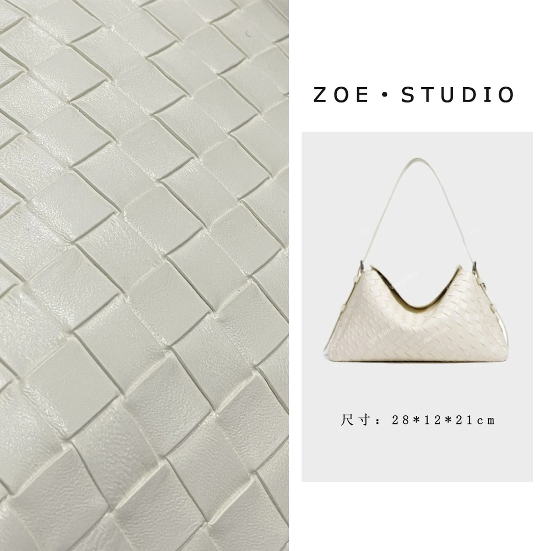 【佐伊甄选】ZG-M7988G-米白轻奢女士时尚单肩百搭小众腋下斜挎包