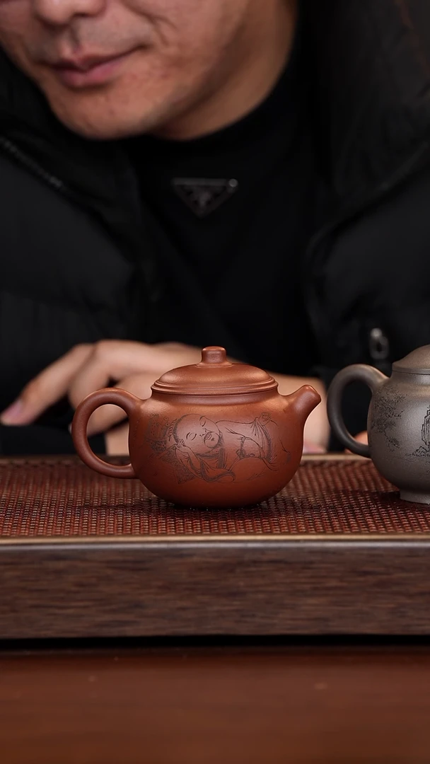 茶壶紫砂鹏徐壶记精品紫砂壶