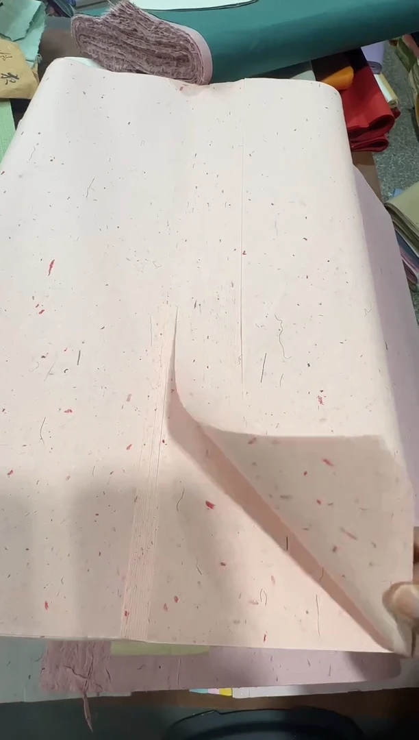 48*180粉色青丝桃花宣50张