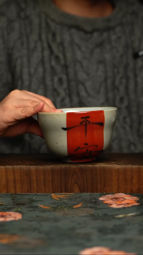 瓷片釉下彩手工手绘同款陶器