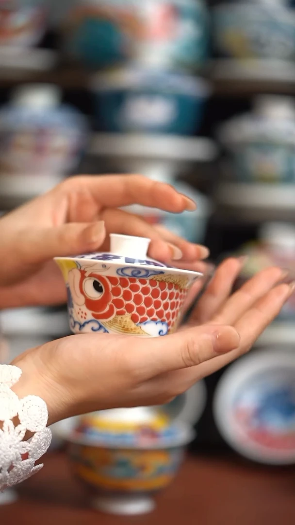 瓷片昨明盖碗（福利价格）