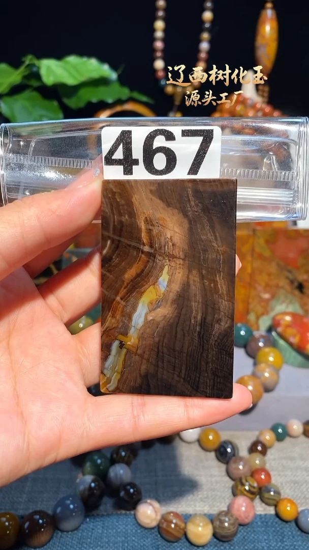 未镶嵌-硅化玉天然北票硅化玉吊坠