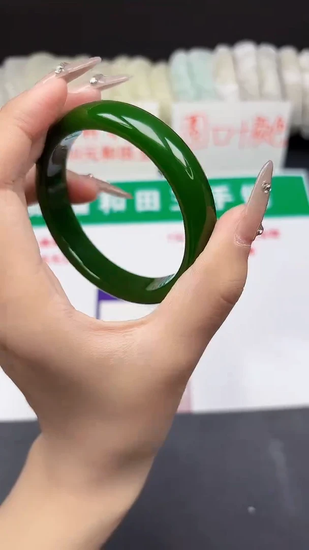 和田玉手镯未镶嵌214-1-59