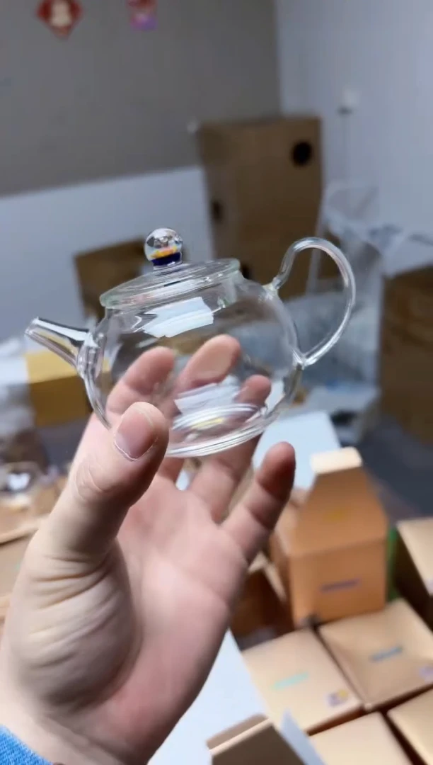 【闪购商品】孤品风谜花语灵珠壶透明色