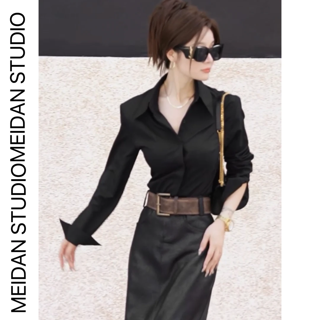 【街头画刊】法式气质简约衬衫