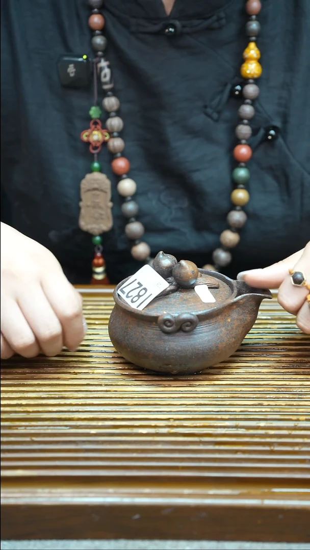万古烧粗陶手工茶具