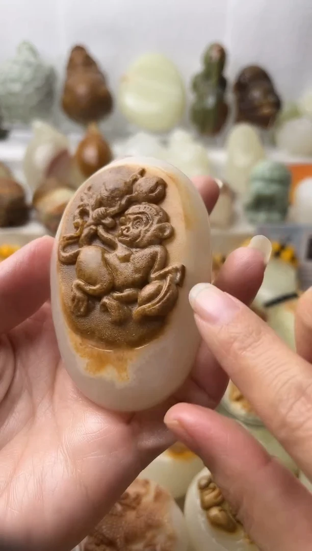 石材古青石棉纹正常不退换猴