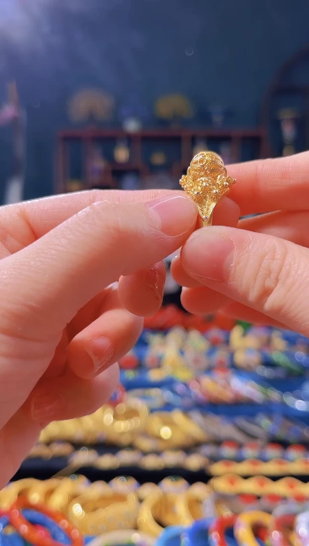 【闪购商品】非遗技艺花丝戒指