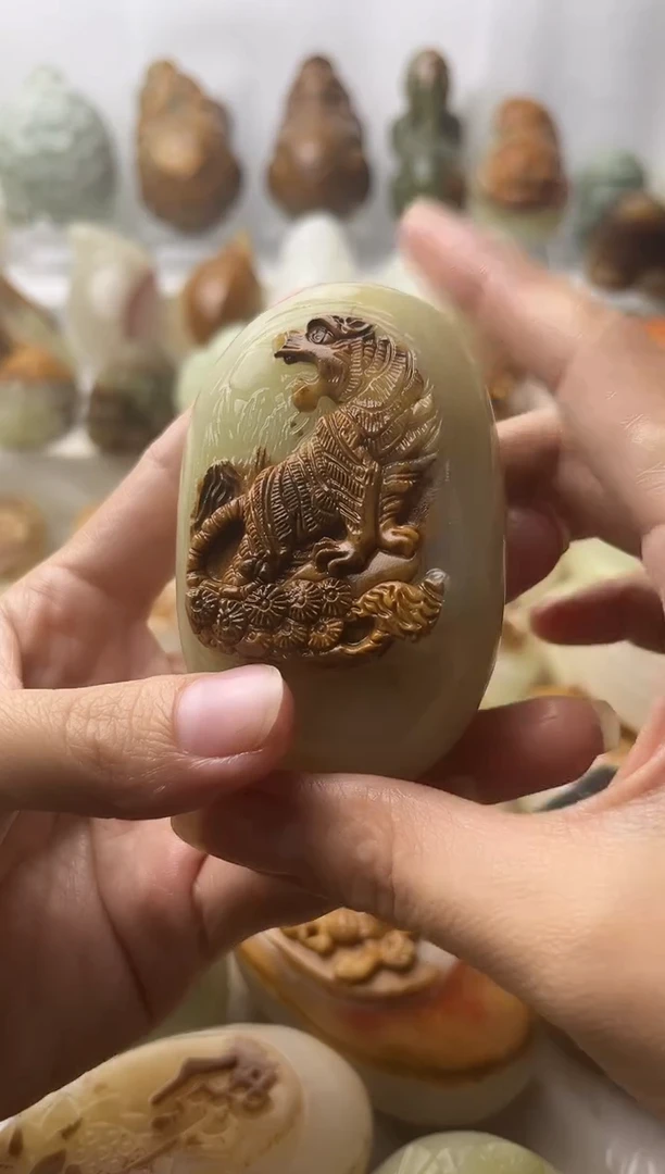 石材方解石棉纹正常不退换上山虎