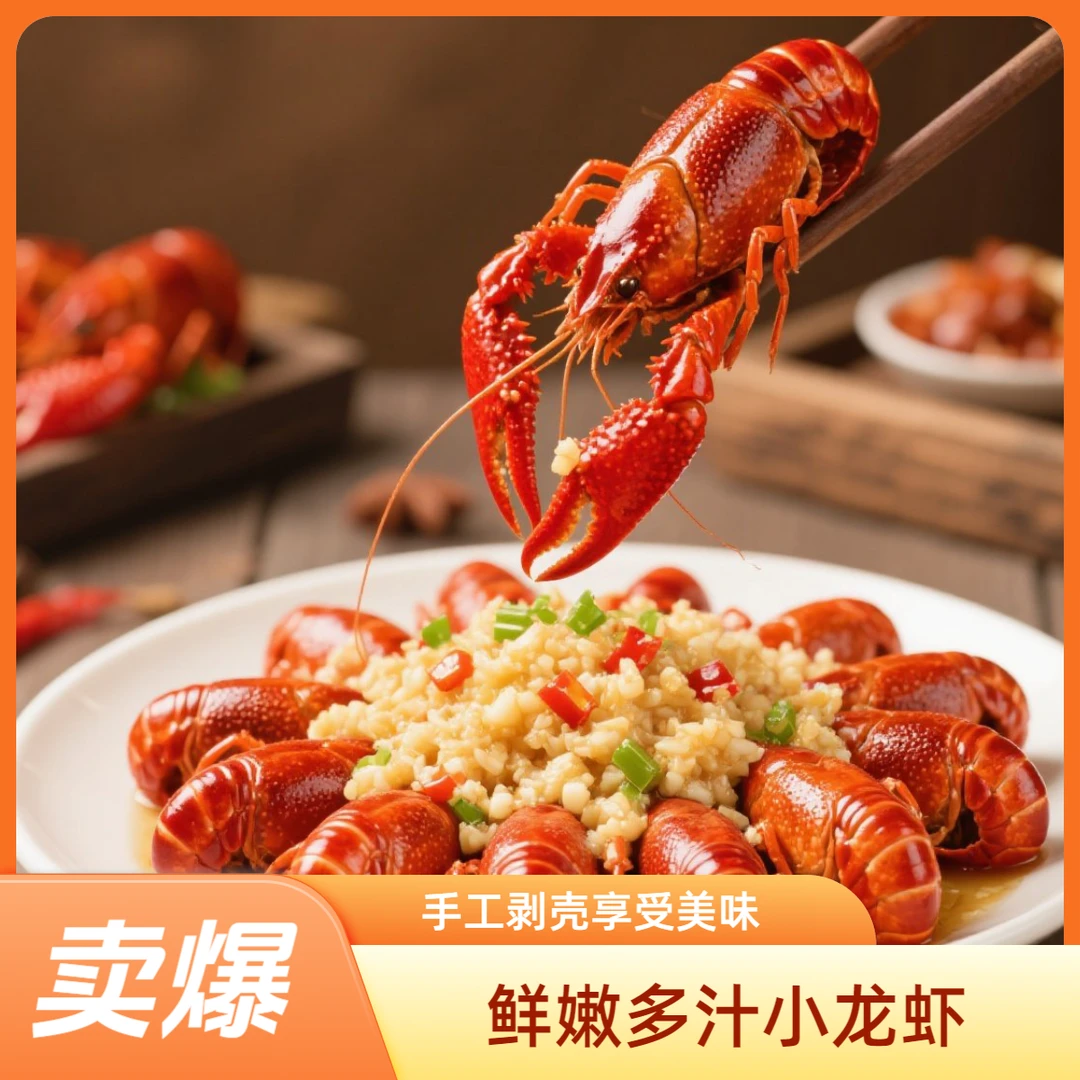 58元3斤  小青小龙虾 小时达专送到家   冰镇 十三香 蒜蓉 麻辣