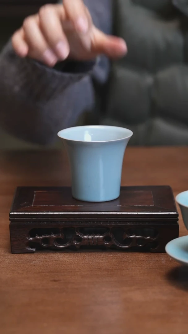 【闪购商品】Y宝丰宋官窑原产地汝瓷闻香杯