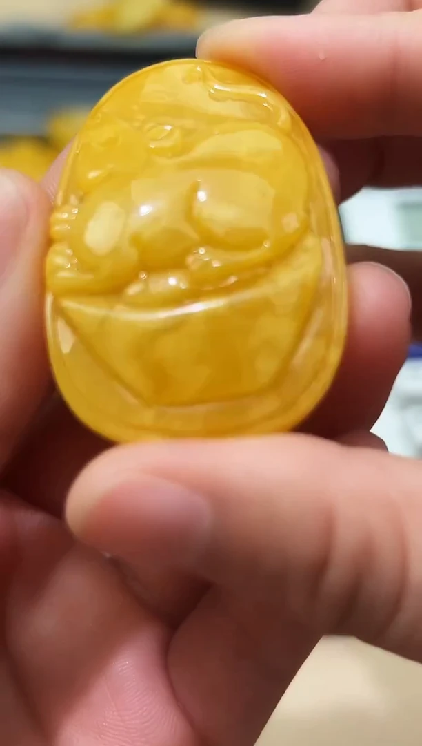 未镶嵌蜜蜡裸石蜜蜡吊坠