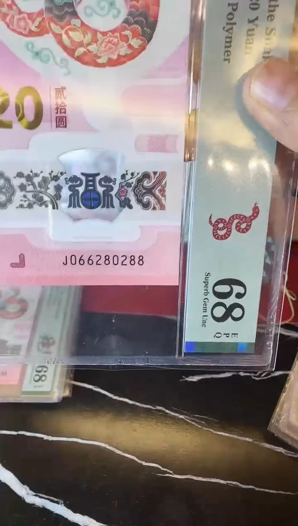 塑料2025 蛇钞 单张 066280288