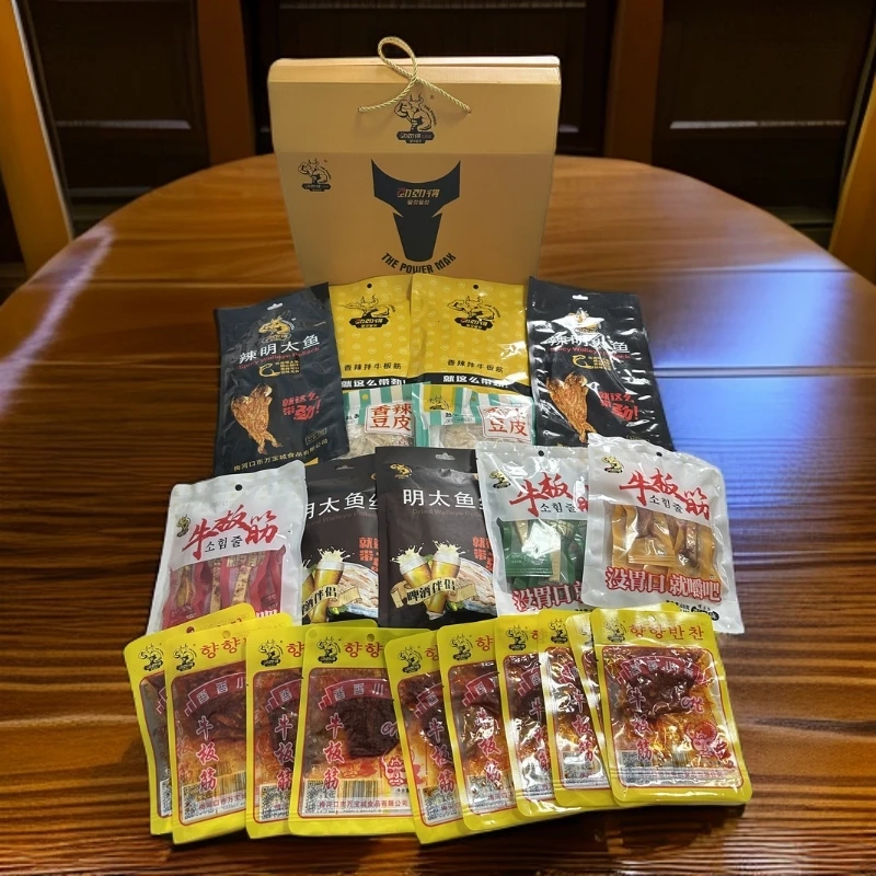 劲劲得牛板筋产品组合礼盒 产品多多 吃着更过瘾