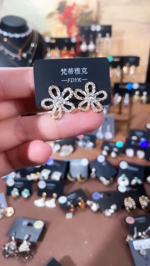 合金925银锆石梵1211