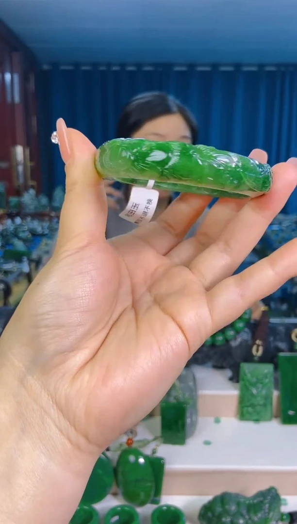 和田玉未镶嵌挂件59