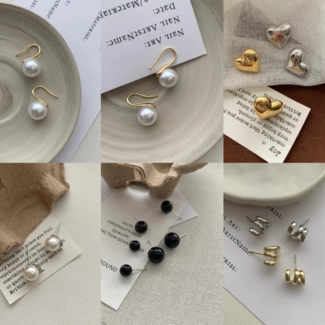 铜合金耳饰 铜合金饰品丨新款首饰( 扣好价格不需要备注）气质