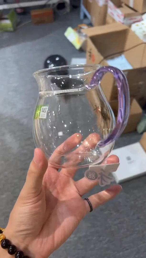 禾器-观禄煮茶器-浅紫色+清禾杯浅紫2只