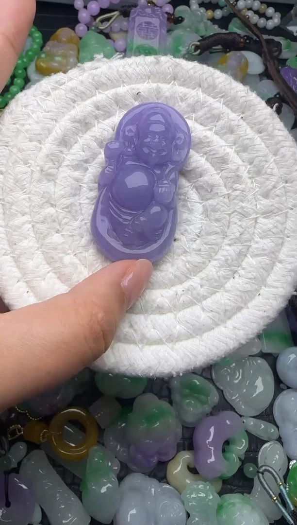 颈饰未镶嵌翡翠缅甸翡翠吊坠