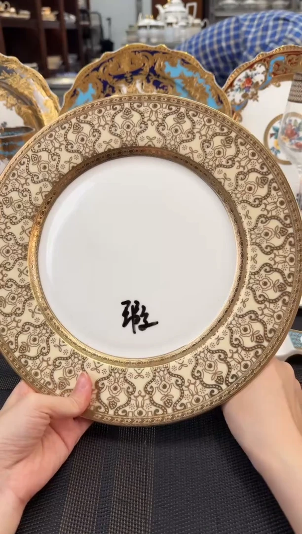 瓷片10.5英寸平盘 1个