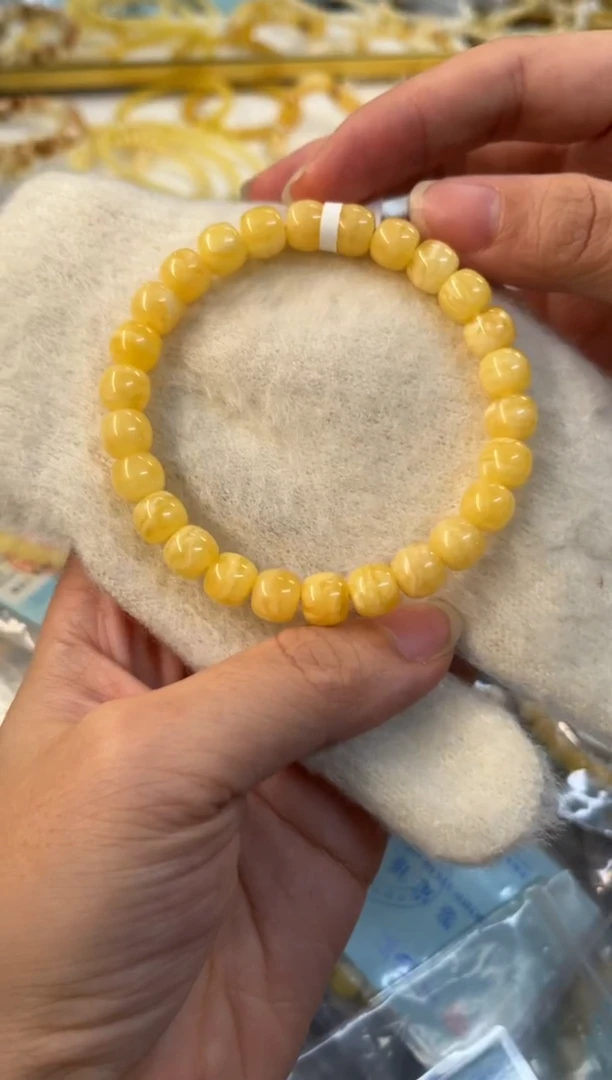 裸石蜜蜡未镶嵌蜜蜡手串8.5