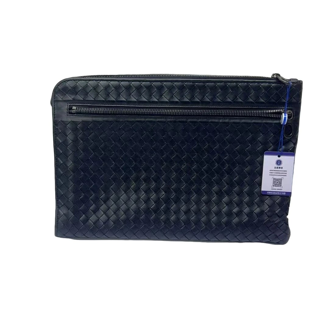 95新 BOTTEGA VENETA/葆蝶家 bv葆蝶编织全皮手拿包（980700）
