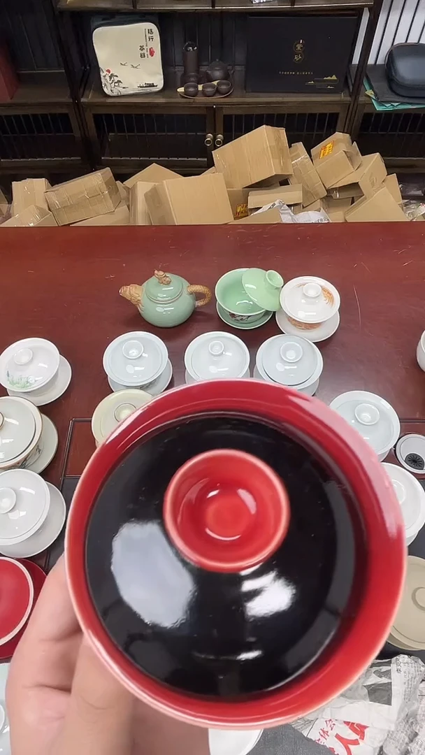 茶具临时链接瓷盖碗