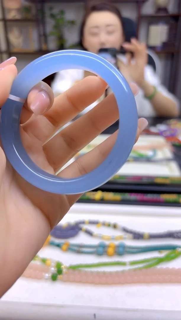 和田玉手镯未镶嵌DIY款S789