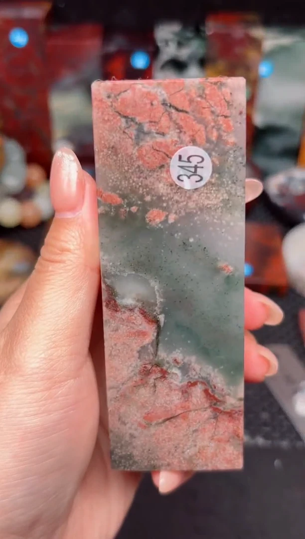 玉桂林鸡血创意摆件装饰 编号：345