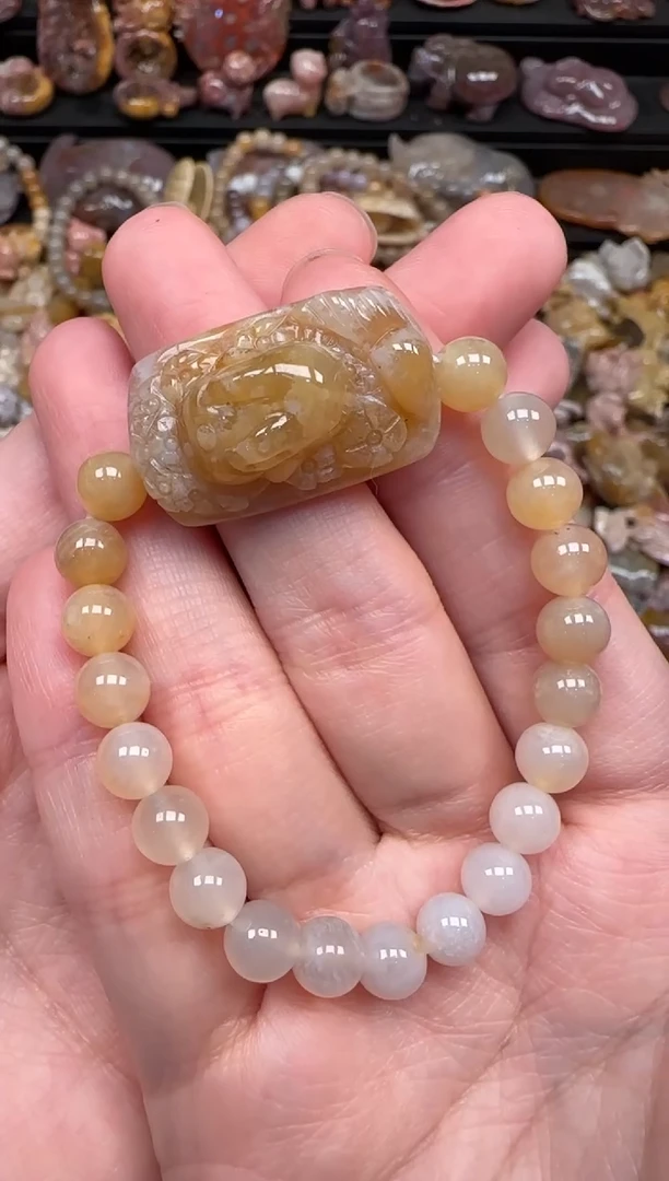 颈饰未镶嵌硅化珊瑚（珊瑚玉）620