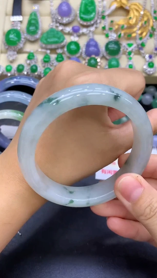 未镶嵌手镯翡翠448-中国好珍宝