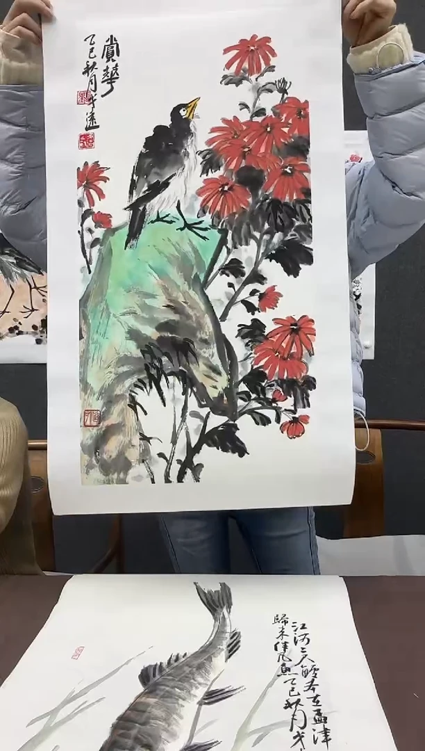 国画戈老师国画作品