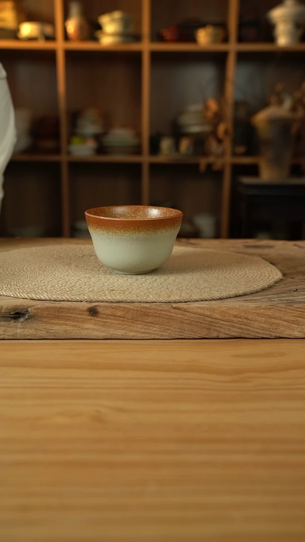 暖阳系列的葫芦米饭碗1个